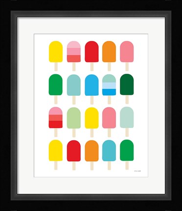 Framed Popcycle Fun Print