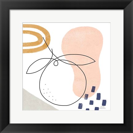 Framed Kitchen Table I Print