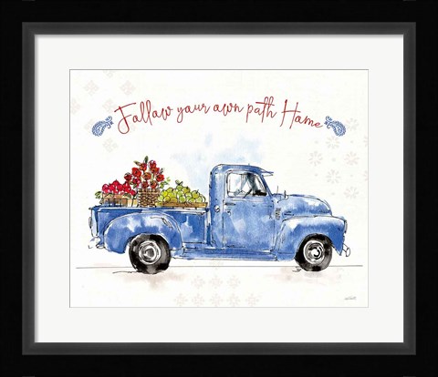 Framed Americana Mood VIII Print