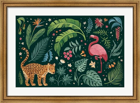 Framed Jungle Love II Print