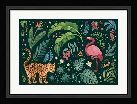 Framed Jungle Love II Print