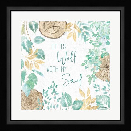 Framed Natures Leaves IV Print