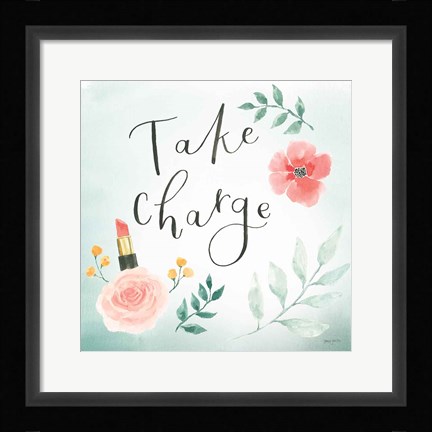 Framed Chase Dreams IV Green Print