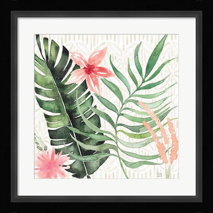 Framed Paradise Petals II Print