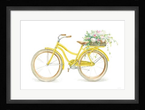 Framed Floursack Home II on White Print