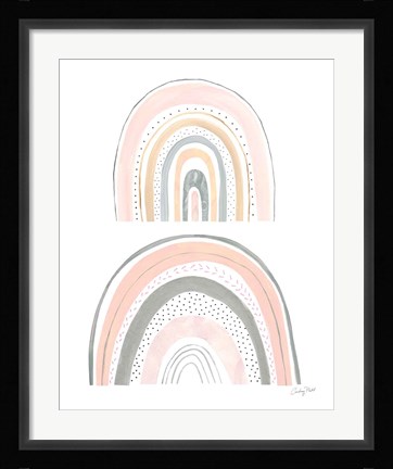 Framed Boho Rainbow IV Print