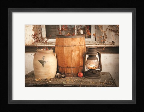Framed Nail Keg Print