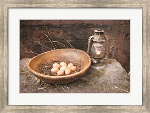 Framed Egg Bowl Print