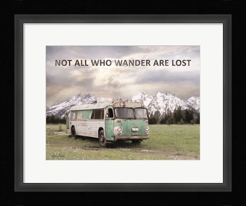 Framed Camping in Style Print