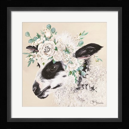 Framed Grace the Lamb Print