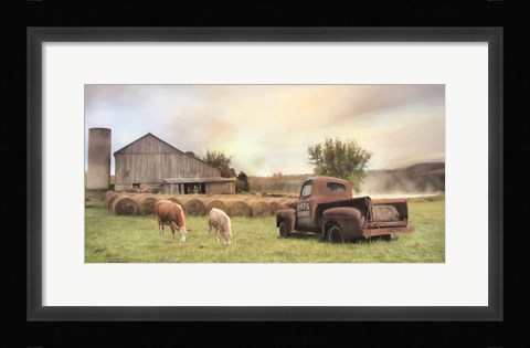 Framed Tioga County Farmland Print