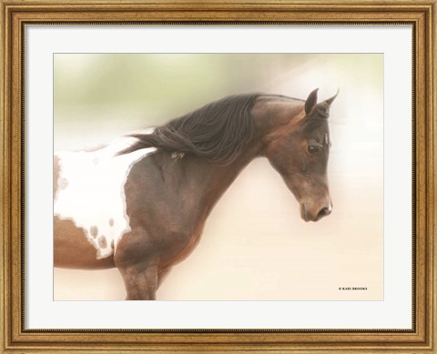 Framed Painted Beauty Print