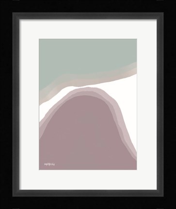Framed Lavender Hill Print