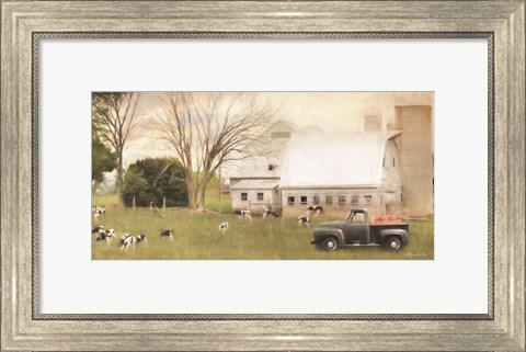Framed Virginia Dairy Farm Print