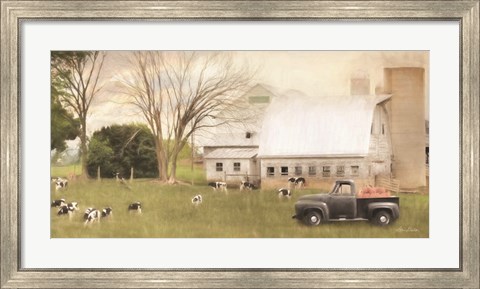 Framed Virginia Dairy Farm Print