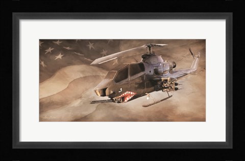 Framed Freedom Fighter Print