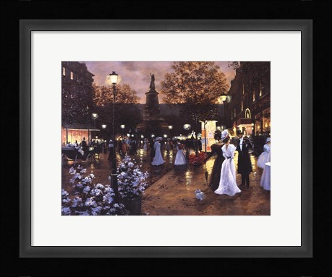 Framed Good Evening Print