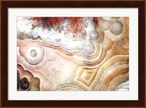 Framed Agate Abstract Print