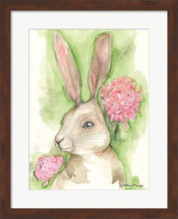 Framed Ruby the Rabbit Print