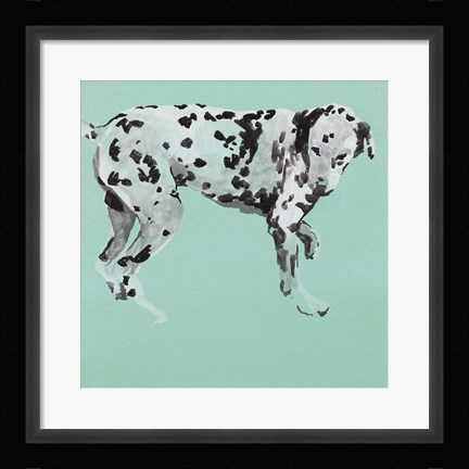 Framed Pop Modern Dog I Print