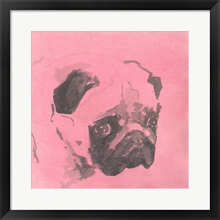 Framed Pop Modern Dog IV Print