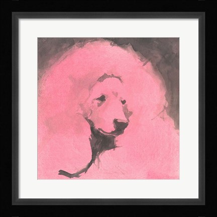 Framed Pop Modern Dog VI Print