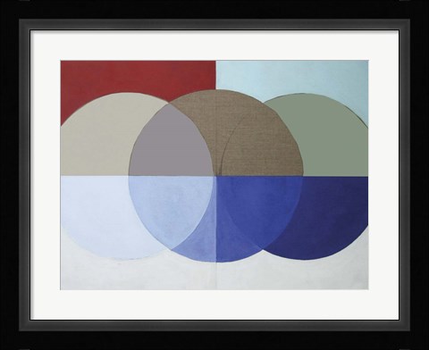 Framed Clear Intentions III Print