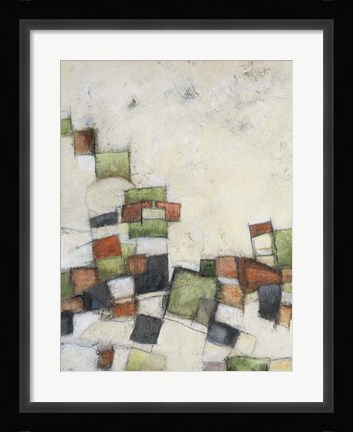 Framed Fiesta in Earth I Print