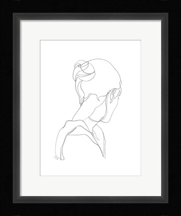 Framed Feminine Contour II Print