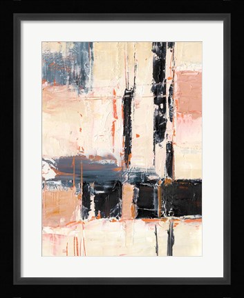 Framed Coral &amp; Sand II Print