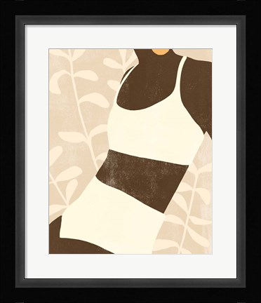 Framed Sunbathers II Print