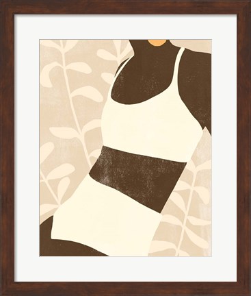 Framed Sunbathers II Print