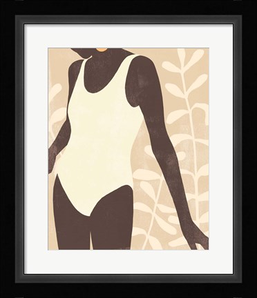 Framed Sunbathers III Print