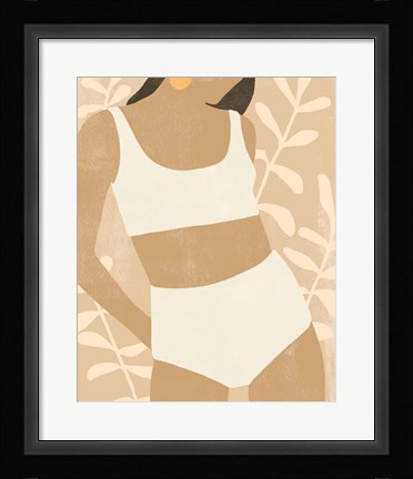 Framed Sunbathers IV Print