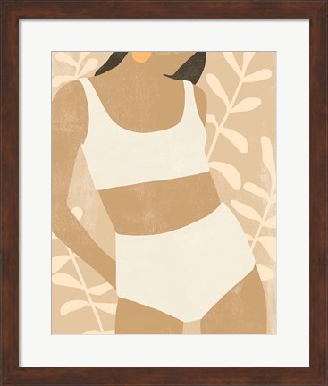 Framed Sunbathers IV Print