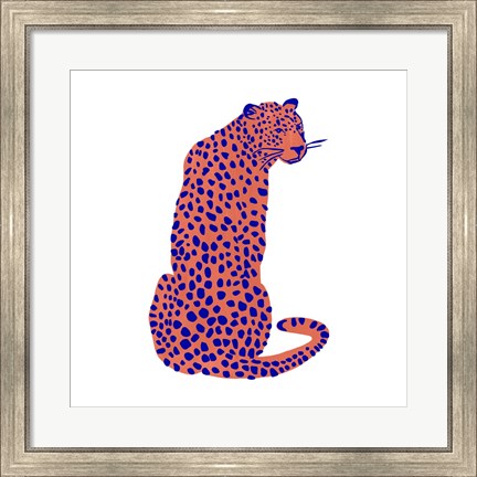 Framed Bright Leopard II Print