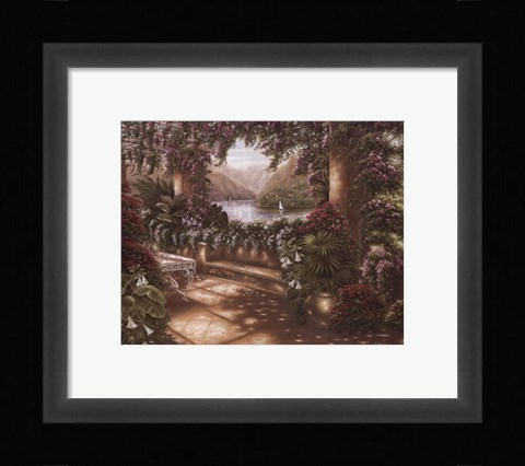 Framed Villa Scaletta Print