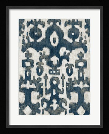 Framed Indigo Samara I Print