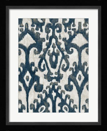 Framed Indigo Samara II Print