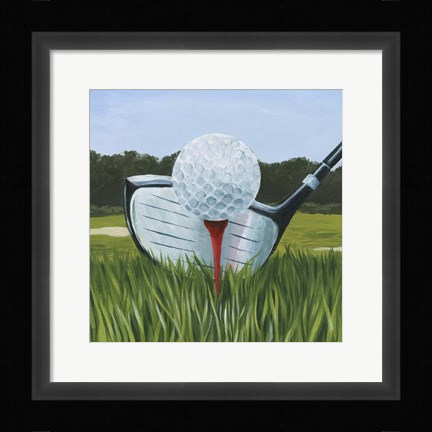 Framed Tee Off I Print