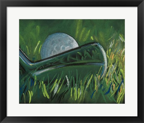 Framed Tee Time I Print