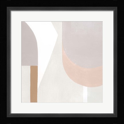 Framed Pastel Eclipse I Print