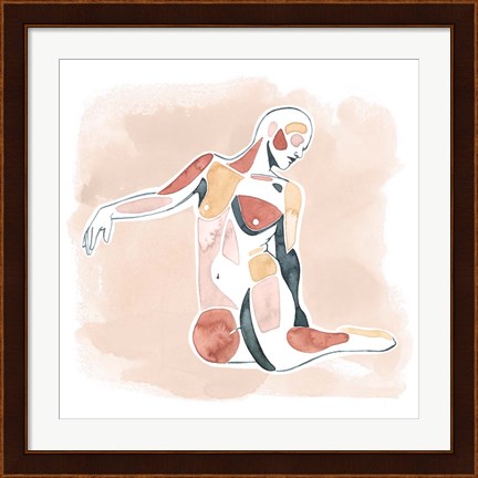 Framed Desert Dancer I Print
