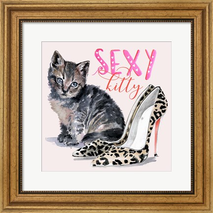 Framed Cute Couture IV Print