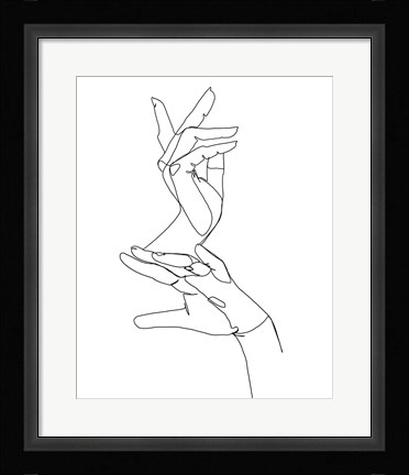 Framed Magic Hands I Print