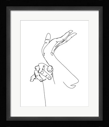 Framed Magic Hands II Print