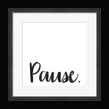 Framed Simple Mantras II Print