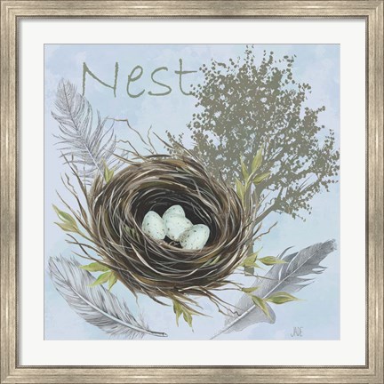 Framed Nesting Collection I Print