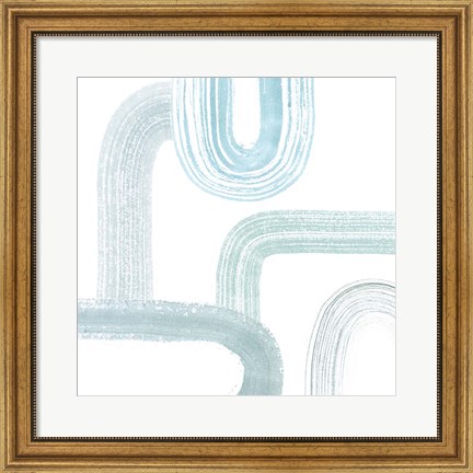 Framed Gemstone Streams II Print