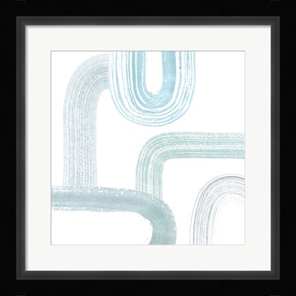 Framed Gemstone Streams II Print